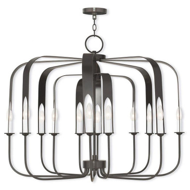 Addison 12 Light Oversized Chandelier by Livex - 51939