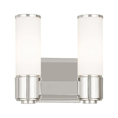 Weston 2 Light ADA Vanity Light 10 Inch Wide by Livex - 52102