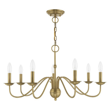 Windsor 7 Light Large Chandelier by Livex - 52167