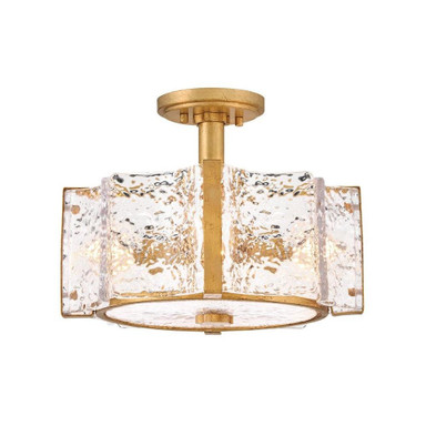 Florian 20W 4 LED Medium SemiFlush Mount 14.2 Inch Wide by Fredrick Ramond  - FR41601