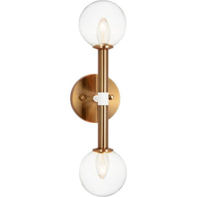 Stellar 2 Light 25W Wall Sconce 18 Inch Tall by Matteo - W75312
