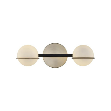 Fusion Centric 2 Light Vanity Light by Justice Design - FSN-4162-OPAL