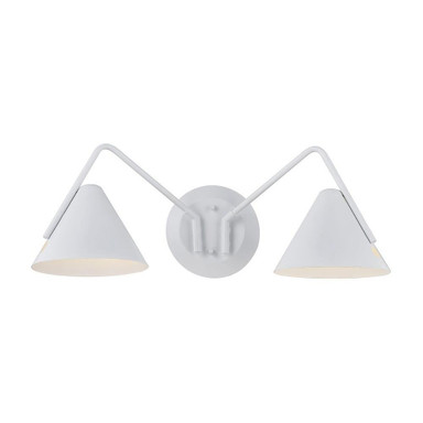 Zag 14W 2 LED Wall Sconce 8 Inch Tall and 21.5 Inch Wide by Justice Design - NSH-4242