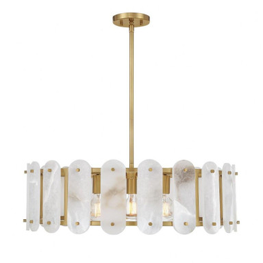 Antolini 5 Light Pendant 8.38 Inch Tall and 28.5 Inch Wide by Savoy House - 7-2911-5