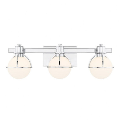 Pierce 3 Light Bath Vanity 7.5 Inch Tall and 24 Inch Wide by Savoy House - 8-1060-3