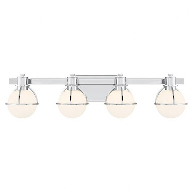 Pierce 4 Light Bath Vanity 7.5 Inch Tall and 32 Inch Wide by Savoy House - 8-1060-4