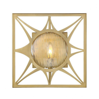 Balfour 1 Light Wall Sconce 12 Inch Tall and 12 Inch Wide by Savoy House - 9-5064-1