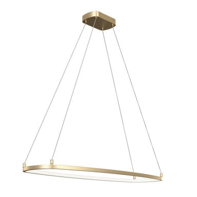 Koloa 1 LED Light Small Round Chandelier by Elan - 84312