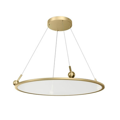 Jovian 1 LED Light Round Chandelier by Elan - 84314