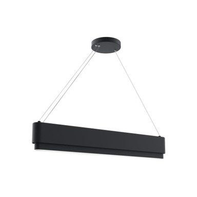 Walman 1 LED Light Oversized Linear Chandelier by Elan - 84316