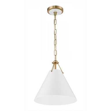 Xavier 1 Light Medium Pendant by Crystorama - XAV-B8301