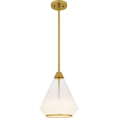 Haze 1 Light Mini Pendant 13.25 Inch Tall and 10.5 Inch Wide by Quoizel - QP6750