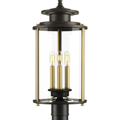Squire Outdoor Light 3 Light 9.88 x 22.63 Inches by Progress - P540012