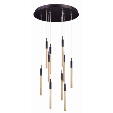 Scepter 75W 10 LED Light Medium Pendant by ET2 - E32778-1D