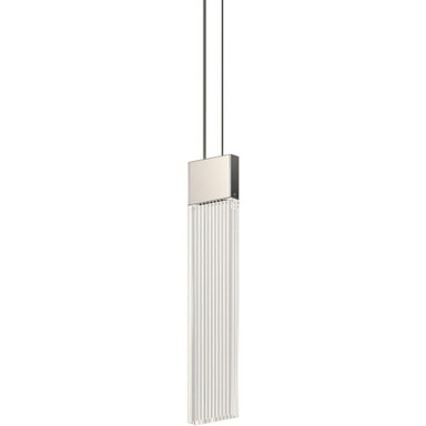 V Panels 5.2W 1 LED Pendant 11.75 Inch Tall and 2.25 Inch Wide by Sonneman - 3091