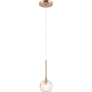 Rosa 1 Light Mini Pendant 10 Inch Tall by Matteo - C61411