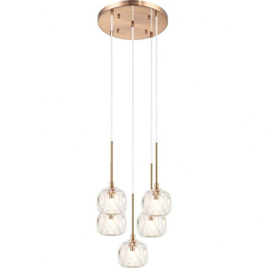 Rosa 5 Light Medium Pendant by Matteo - C61435