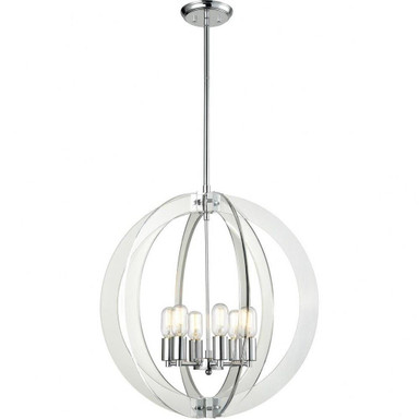 Dangle Candle 6 Light Large Pendant by Matteo - C61506