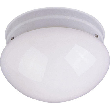 Essentials 583X One Light 7.5 Inch Wide Flush Mount by Maxim - 5880