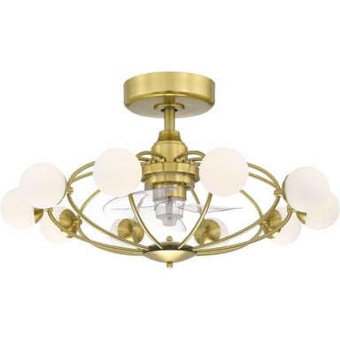 Kerring 38W 10 LED Fandelier 17.85 x 32 Inches by Fanimation - FP3073