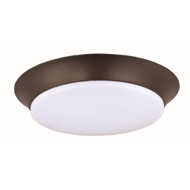 Low Profile 12W 1 LED 13.75 Inch Wide Flush Mount by Maxim 87597WT