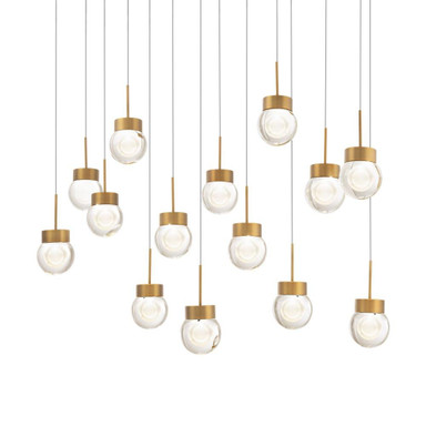 Double Bubble 41W 14 LED Light Small Pendant by Modern Forms - PD-82014L