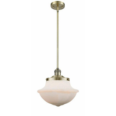Oxford 1 Light Stem Hung Medium Pendant by Innovations - 201S-G54
