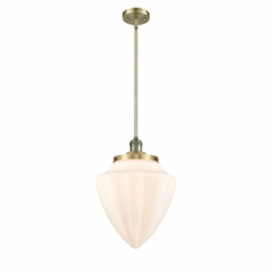 Bullet 1 Light Medium Stem Hung Pendant by Innovations - 201S-G66-12