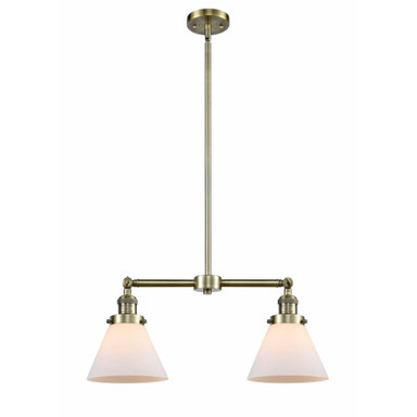 Cone 2 Light Large Island Pendant by Innovations 209-G4