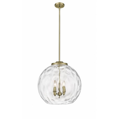 Athens Water Glass 3 Light Large Pendant by Innovations - 221-3S-G1215-18
