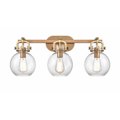 Newton Sphere 3 Light Industrial Vanity Light by Innovations - 410-3W-G410-7