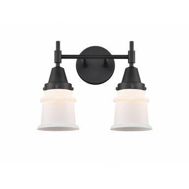 Canton 2 Light Bell Shape Vanity Light 14.25 Inch Wide by Innovations - 447-2W-G18S