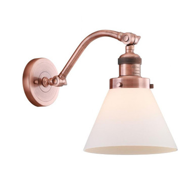 Cone 1 Light Wall Sconce 11.5 Inch Tall by Innovations - 515-1W-G4