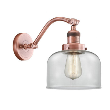 Bell 1 Light Industrial Wall Sconce 11.5 Inch Tall by Innovations - 515-1W-G7