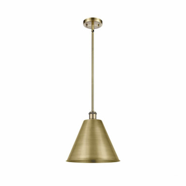 Ballston Cone 1 Light Medium Pendant 12.75 Inch Tall by Innovations - 516-1S-MBC-12