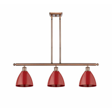 Plymouth Dome 3 Light Oversized Island Pendant 10 Inch Tall by Innovations - 516-3I-PLYM-75