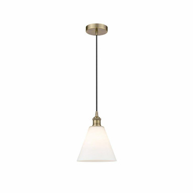 Berkshire 1 Light Small Pendant 10.75 Inch Tall by Innovations - 616-1P-GBC-8