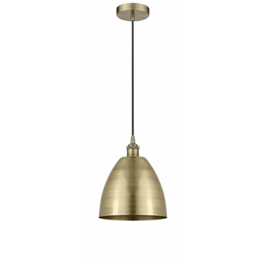 Edison Dome 1 Light Small Pendant 12.88 Inch Tall by Innovations - 616-1P-MBD-9