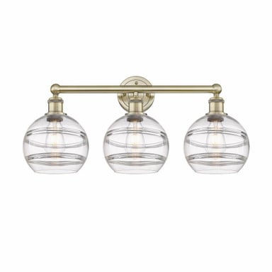Rochester 3 Light Vanity Light 26 Inch Wide by Innovations - 616-3W-G556-8