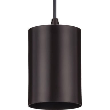 Cylinder 1 Light Outdoor Mini Pendant 9.5 Inch Tall by Progress - P500355