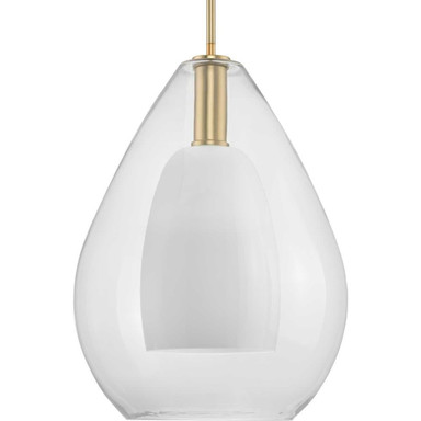 Carillon 1 Light Medium Pendant by Progress - P500439