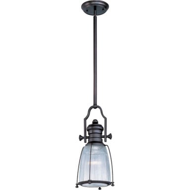 Hi Bay 1 Light Small Pendant 18 Inch Tall by Maxim - 25002