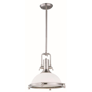 Hi Bay 1 Light Modern Large Pendant by Maxim - 25117SW