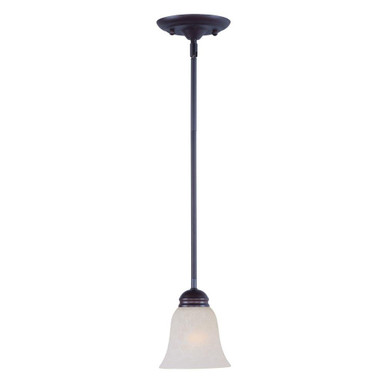 Basix 1 Light Small Pendant without Glass by Maxim - 91011