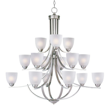 Axis 15 Light Oversized 3 Tier Chandelier by Maxim - 11228FT