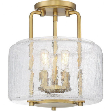 Avalon 3 Light 11.38 Inch Wide Semi Flush Mount by Savoy House - 6-7790-3