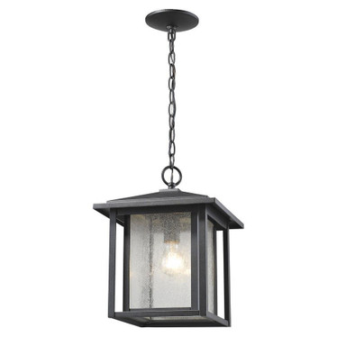 Aspen 1 Light Small Outdoor Pendant by Z-Lite - 554CHB