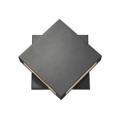 Quadrate 20W 2 LED Light Outdoor Wall Lantern by Z Lite - 572B