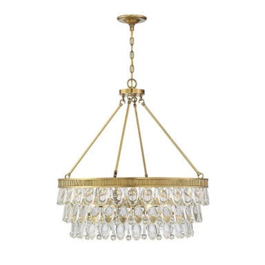 Windham 6 Light Large Pendant by Savoy House - 7-8701-6