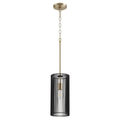 Finura 1 Light Small Pendant 14.25 Inch Tall by Quorum - 817-1